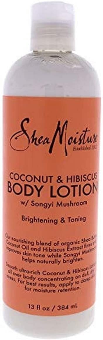 SHEA MOISTURE COCONUT&amp; HIBISCUS ILLUMINATING BODY LOTION