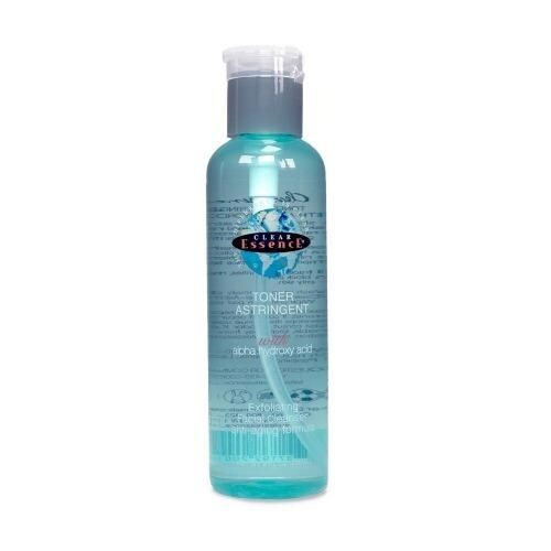 Clear Essence   Toner Astringent with Alpha Hydroxy Acid Exfoliating Facial Cleanser