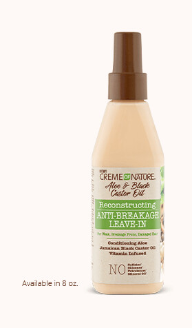 Creme Of Nature Aleo &amp; Black Castor Oil Reconstructing Anti-Breakage Leave-in