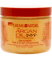 Creme Of Nature With Argan Oil From Morocco  Day &amp; Night Hair &amp; Scalp Conditioner 135g