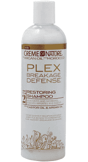 Creme Of Nature With Argan Oil From Morocco  Plex Breakage Defense Step 2 Restoring Shampoo