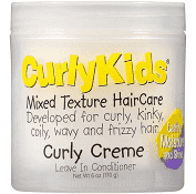 CurlyKids Mixed Texture HairCare Curly CrÃ¨me Leave in Conditioner