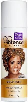 Dark and Lovely   go intense! Color Sprays - Gold Rush