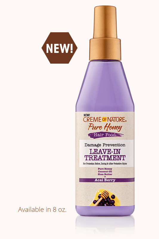 CREME of NATURE Pure Honey Hair Food Leave-In Treetment