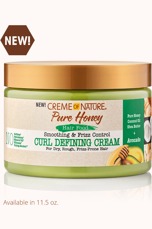 CREME OFNATURE PURE HONEY HAIR FOOD CURL DEFINING CREAM