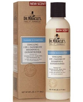 Dr. Miracleâ€™s | Tingling 2 in 1 Dandruff Shampoo &amp; Conditioner (6oz)