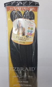 EZ Braid Black Angel X2  26&quot; Pre-Stretched