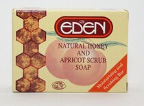 EDEN NATURAL HONEY AND APRICOT SCRUB SOAP 150g