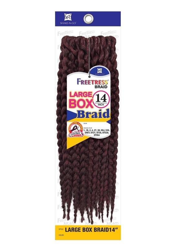 FREETRESS LARGE BOX BRAID 14" CROCHET
