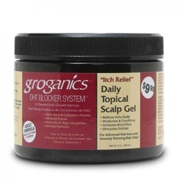 Groganics DHT Blocker Systyem &quot;Itch Relier&quot; - Daily Topical Scalp Gel