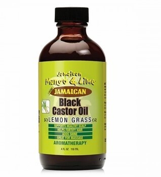 Jamaican Mango &amp; Lime Pure Jamaican Black Castor Oil Lemon Grass