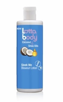LottaBody  Coconut &amp; Shea Oils Sleek Me Blowout Lotion