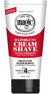 Magic  SoftSheen.Carson Light Fresh Scent Razorless Extra Strength Cream Shave