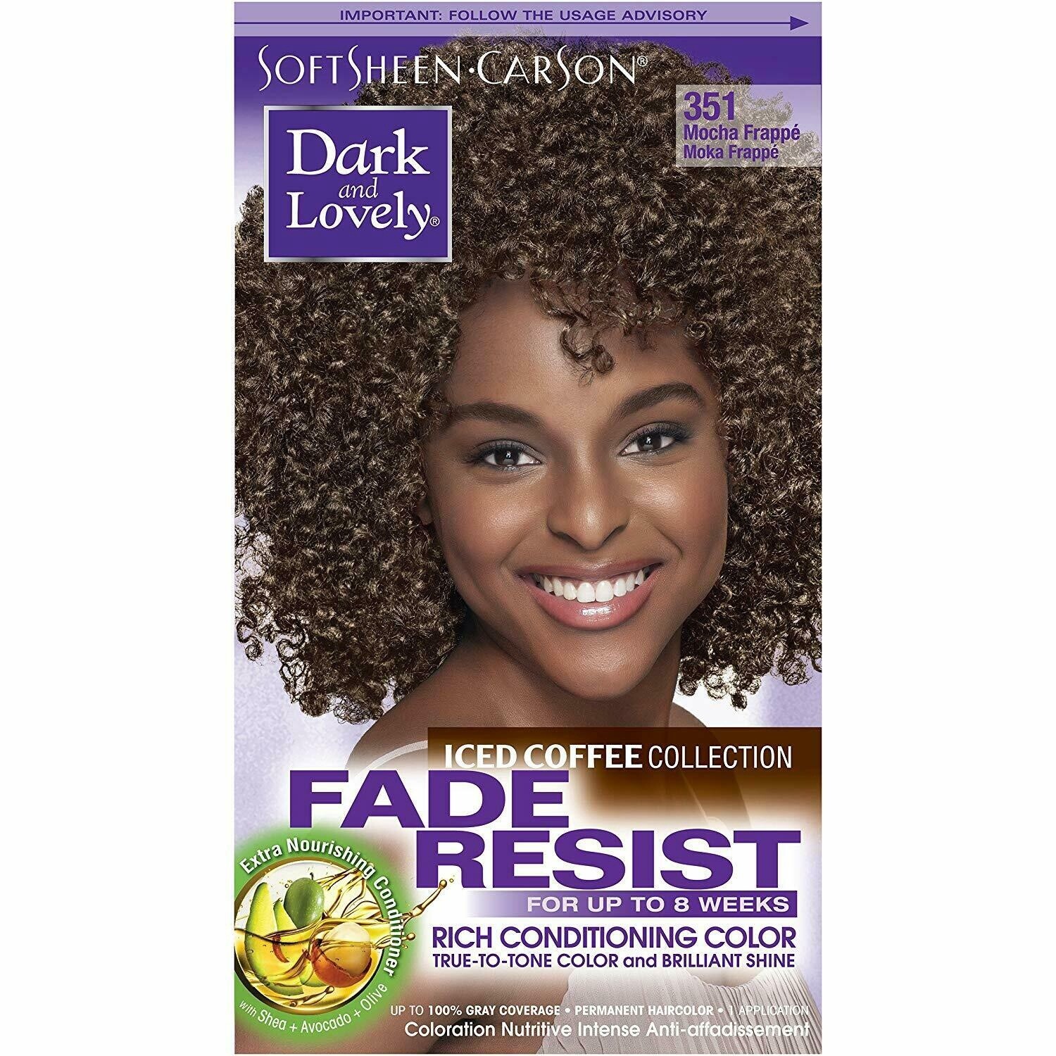 SoftSheen.Carson  Dark &amp; Lovely Fade-Resistant Rich Conditioning Color - 351 Mocha Frappe