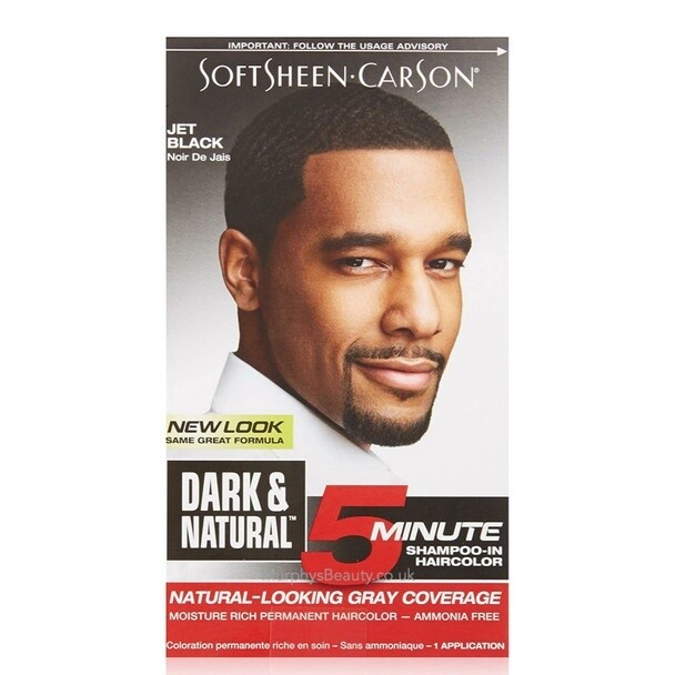 SoftSheen.Carson  Dark &amp; Natural 5 Minute Shampoo-In Haircolor - Jet Black