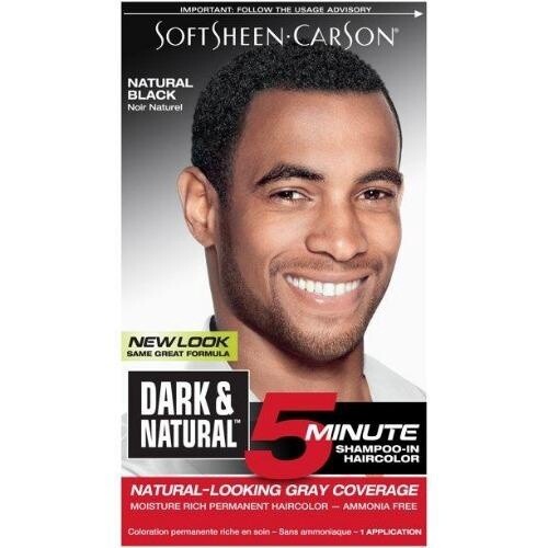 SoftSheen.Carson  Dark &amp; Natural 5 Minute Shampoo-In Haircolor Natural Black
