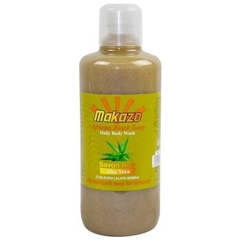Makazo  African Black Soap Savon Noir Aleo Vera