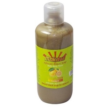 Makazo  African Black Soap Savon Noir Lemon Fresh