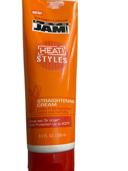 SOFTSHEEN CARSON LETS JAM HEAT STYLES STRAIGHTENING CREAM