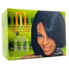 Mazuri  Olive Oil No Lye Conditioning Hair Relaxer Kit Regular