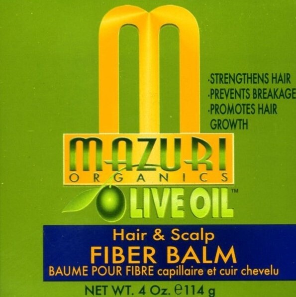 Mazuri Olive Oil Hair &amp; Scalp Fiber Balm