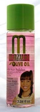 Mazuri kids organics olive oil gentle hair polisher, 7.04fl.oz