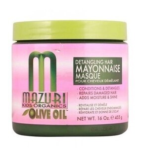Mazuri Kids Organics detangling hair mayonnaise masque, pour cheveux demelant, 16oz