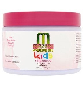 Mazuri original olive oil kids, precious, ponytail hair pudding,12fl.oz