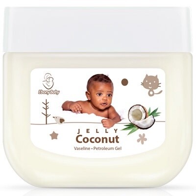 Ebony Baby Jelly Petroleum Gel - Coconut 13oz