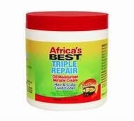 Africa&#39;s Best Triple Repair Oil Moisturizer Miracle Cream Hair &amp; Scalp Conditioner