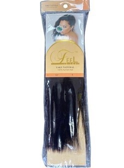 FEEL 100% HUMAN HAIR YAKI NATURAL