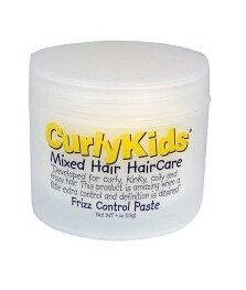 CurlyKids Mixed Texture HairCare Frizz Control Paste Smoothes Edges & Flyways