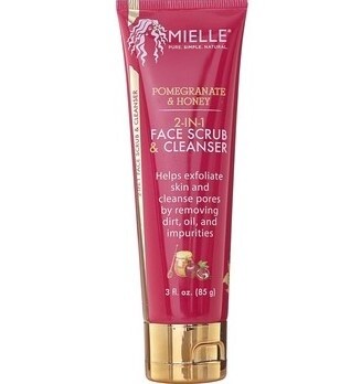 Mielle  Pomegranate &amp; Honey 2-In-1 Face Scrub &amp; Cleanser