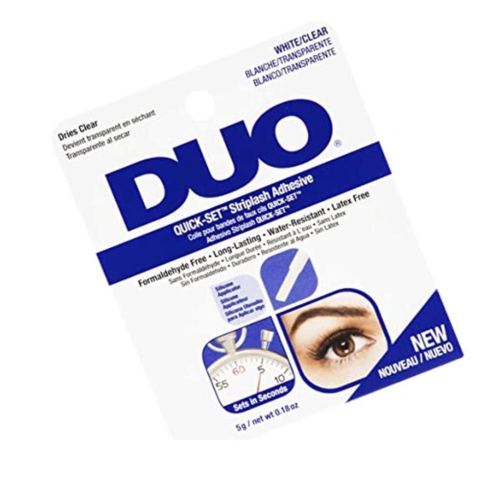 DUO QUICK-SET Striplash Adhesive -Blue White/Clear