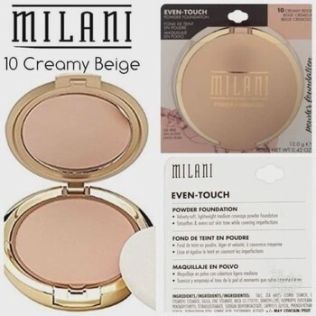 Milani Powder Foundation Even-Touch 10 Creamy Beige