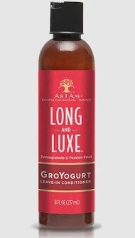 AS I AM LONG&amp;LUXE GRO YOGURT LEAVE IN CONDITIONER /8FL.OZ