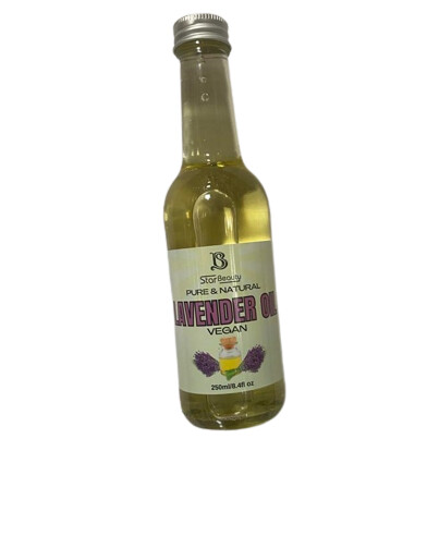 STAR BEAUTY PURE&amp;NATURAL LAVENDER OIL VEGAN/250ML/ 8.4FL.OZ