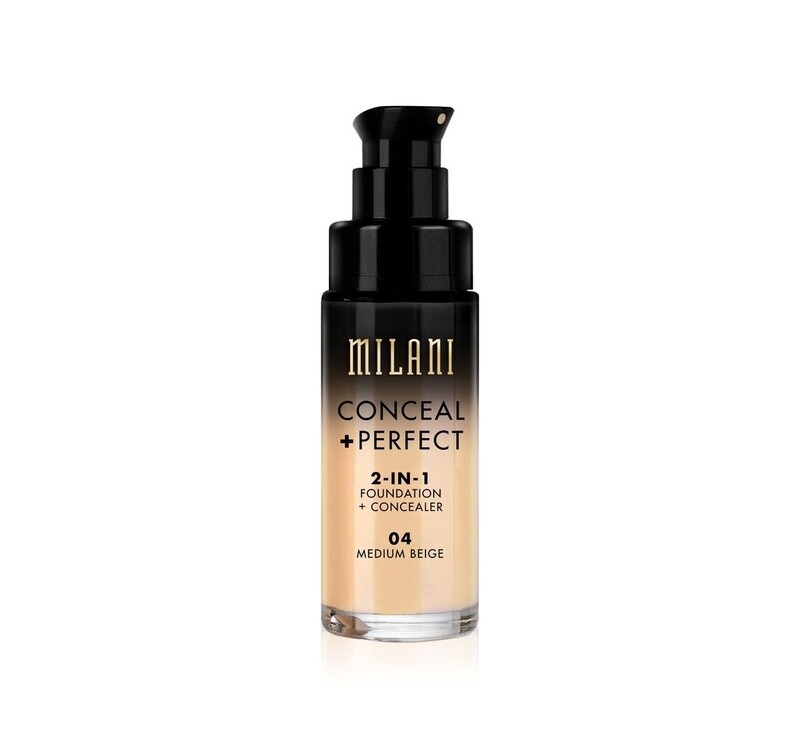 MILANI 2-IN-1 FOUNDATION + CONCEALER / 04 - MEDIUM BEIGE