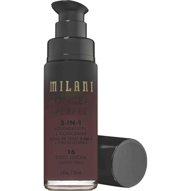 MILANI 2-IN-1 FOUNDATION + CONCEALER / 16 - COOL COCOA