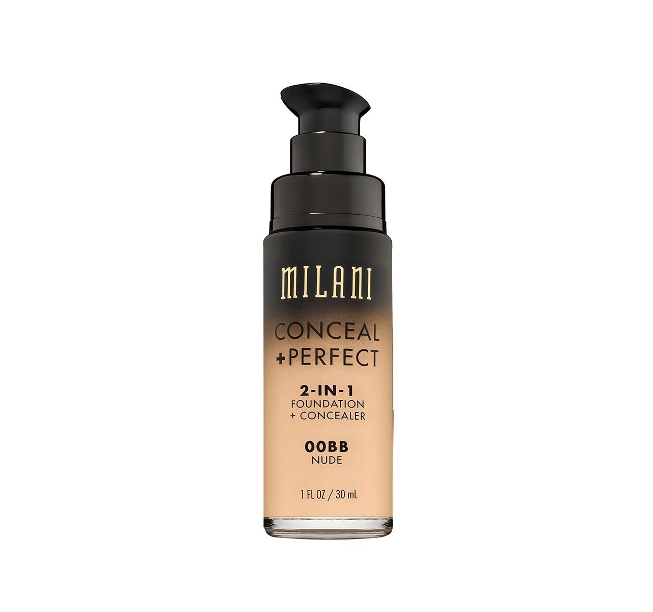 MILANI 2-IN-1 FOUNDATION +CONCEALER /00BB - NUDE