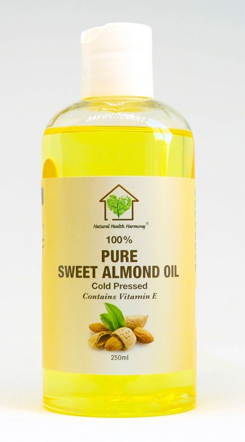 NATIONAL HEALTH HARMONY PURE  SWEET ALMOND OIL / 250ML