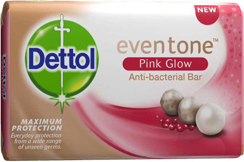 Dettol eventone pink glow antibacterial bar