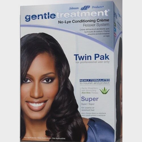 Gentletreatment No-Lye Conditioning Creme Relaxer System Twin Pack Super