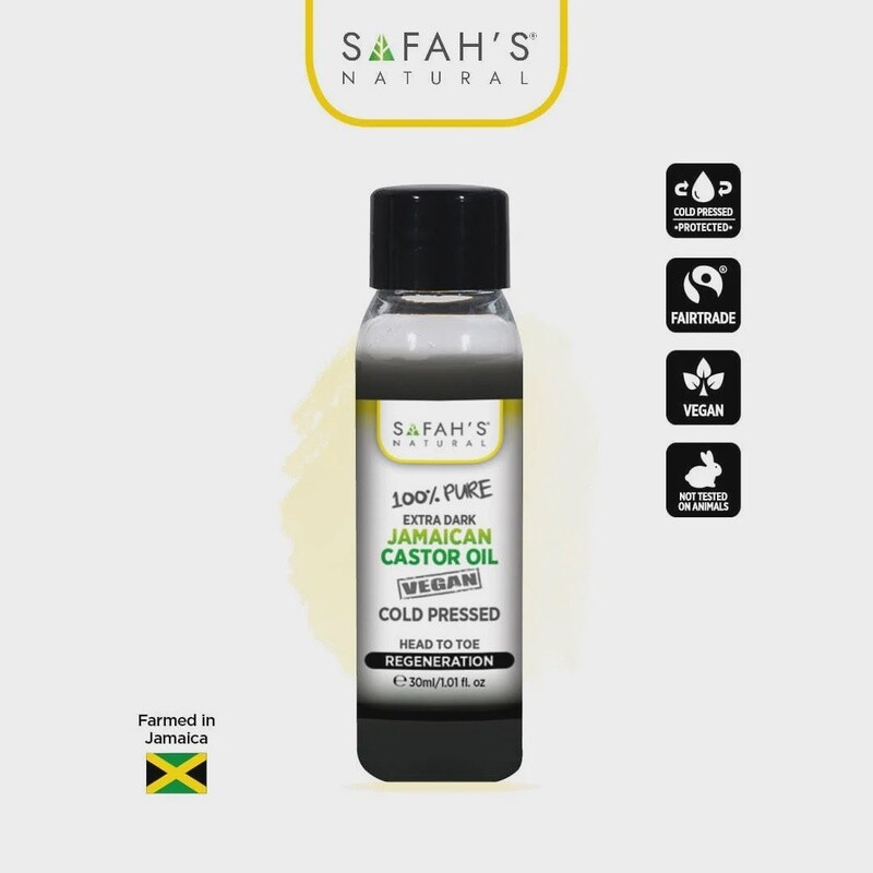 SAFAH&#39;S NATURAL 100% EXTRA DARK JAMAICAN CASTOR OIL