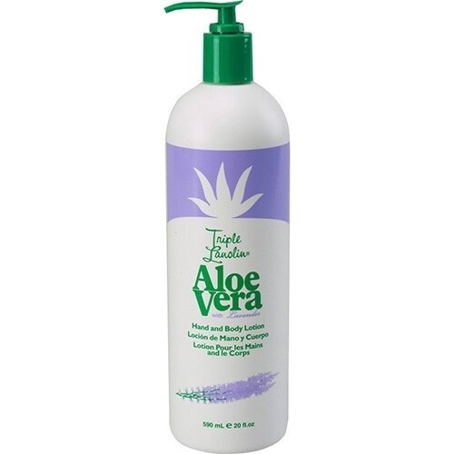 TRIPLR LANOLIN ALOE VERA WITH LAVENDER HAND AND BODY LOTION