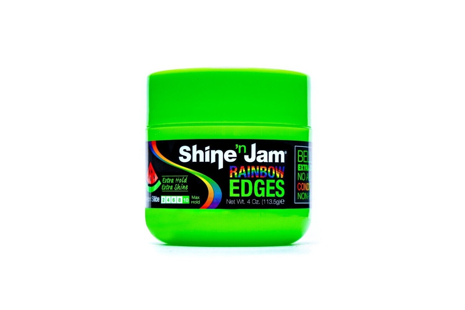 shine&#39;n jam rainbow edges extra hold extra shine melon slice