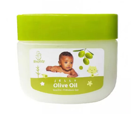 Ebony Baby Jelly Petroleum Gel - Olive oil 13oz