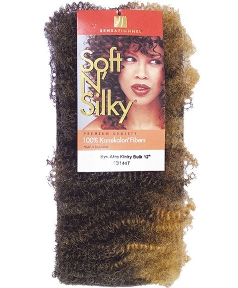 Sensationnel Soft N&#39; Silky Syn Afro Kinky Bulk 12&quot;