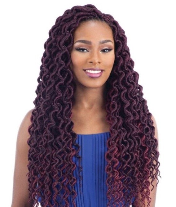 FREETRESS 2X PLUMPY CURLY FAUX LOC 20"