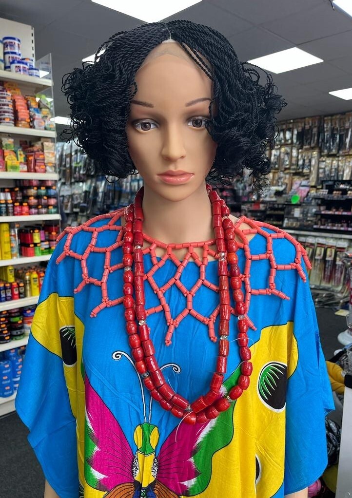Curly Braid wig / 1B